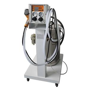 Máquina de Recubrimiento en Polvo Manual GookiiTech, Pistola de Pulverización de Polvo Electrostática Portátil con Tolva de Acero Inoxidable para Pintar Ruedas - Product Image 1