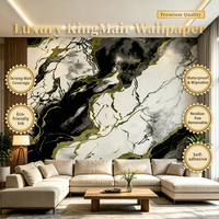 Autocollant mural en mousse IXPE personnalisé OEM, 1,2x3m, imperméable, auto-adhésif, papier peint pour salle de bain, hôtel, salon, décoration murale