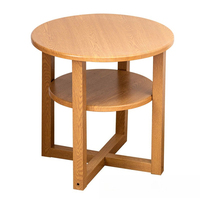 Table basse/de canapé double couche à bords arrondis |   Meubles de salon modernes et peu encombrants pour salons, chambres, salles à manger et bureaux