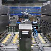 Nouvelle machine à former et à fabriquer des tartes, ligne de production de croûtes de tarte, 120 pièces/min, acier inoxydable 304, commande tactile
