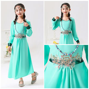 Lujo Nuevo Pretty Children Boys Robe Vestidos largos para niñas Disfraces de rendimiento étnico para niños - Product Image 2