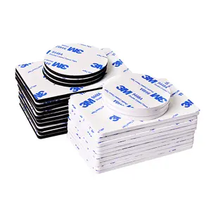 Super Viscosity Strong Sticky Double Sided Backed Acrylic Adhesive Die Cut Eva Foam Tape Square Pad Sheet
