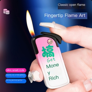 ที่จุดแก๊สแบบเติมได้สุดสร้างสรรค์พร้อมด้วยไฟแช็กรูปการ์ตูนโลหะ - Product Image 5