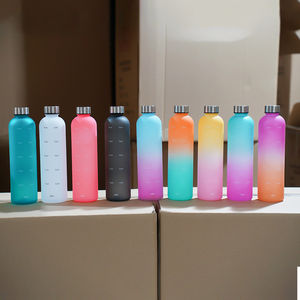 Offre Spéciale 1000ml Bouteille à boire <span class=keywords><strong>en</strong></span> plastique Gym Sport Logo personnalisé Bouteille d'eau <span class=keywords><strong>en</strong></span> plastique de <span class=keywords><strong>motivation</strong></span> avec marqueur de temps - Product Image 3