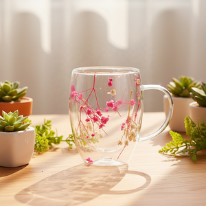 <span class=keywords><strong>Tazas</strong></span> <span class=keywords><strong>de</strong></span> Café <span class=keywords><strong>de</strong></span> Vidrio <span class=keywords><strong>de</strong></span> Doble Pared con Flores Secas, Lindas <span class=keywords><strong>Tazas</strong></span> <span class=keywords><strong>de</strong></span> Té <span class=keywords><strong>de</strong></span> Vidrio con Asas, Regalos <span class=keywords><strong>de</strong></span> Navidad y Cumpleaños <span class=keywords><strong>para</strong></span> Amigos, Maestros y Madres - Product Image 3