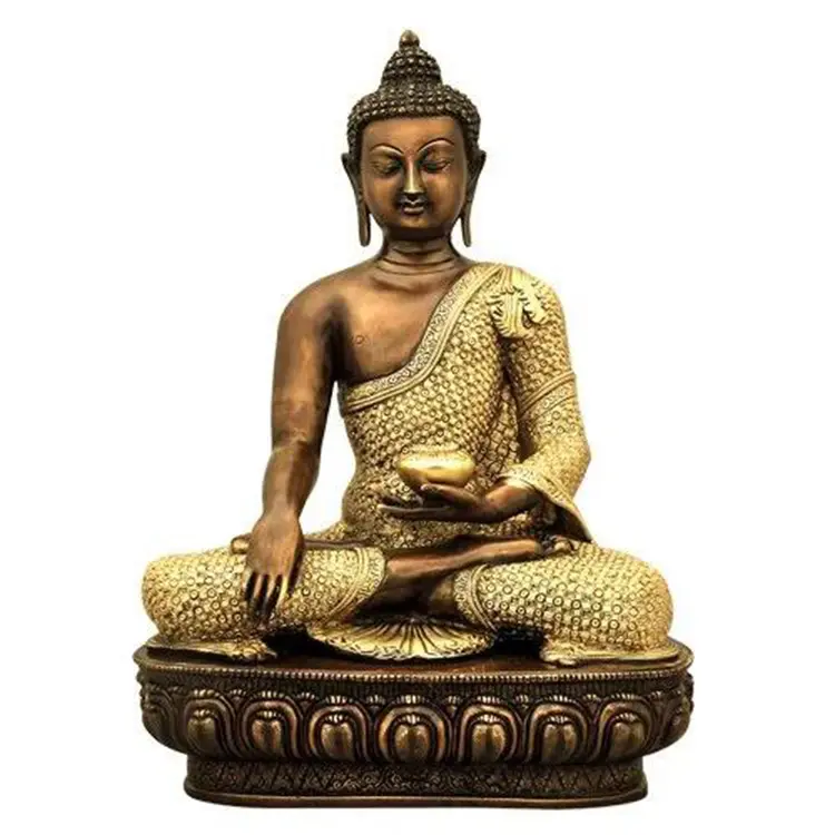 Metal Crafts Decoration Quality Products Bronze Lost Wax Casting Bronze Sitting Large Buddha Statues For Sale