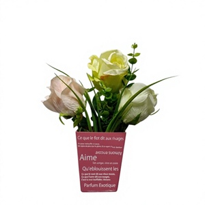 Pot de fleurs coloré au design carré avec inscription ELF, moderne, élégant, léger, pour l'intérieur/l'extérieur, cadeau pour la fête des mères - Product Image 1