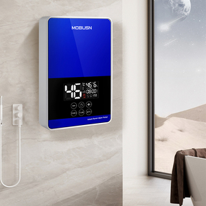 Apparecchi elettrici istantaneo bagno elettrico scaldabagno personalizzato Ce in acciaio inox pulsante a sfioramento fissato al muro 6000 - Product Image 1