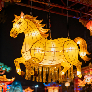 2026 Cung Hoàng Đạo Trung Quốc Ngựa Đèn Lồng Đèn LED Lễ Hội Mùa Xuân Năm Mới Lễ Tạ Ơn Lễ Kỷ Niệm Chống Thấm Nước Có Thể Tái Sử Dụng Hàng Mới Về - Product Image 1