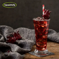Poudre de jus de fleur de roselle de qualité alimentaire Healthife Supply, poudre d'hibiscus