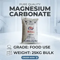 Carbonato de Magnesio BOYU MgCO3, Polvo para Deportes, Escalada en Roca, Uso Industrial y Alimentario, Pureza del 40%-44%, Aditivo Alimentario