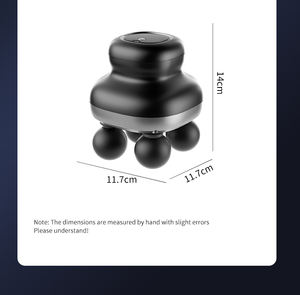 Yixuan 새로운 전기 4 헤드 마사지 롤러 충전식 타악기 바디 허리 다리 무게 마사지 건 대상 - Product Image 4