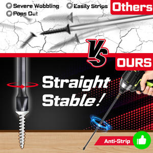 PH2 PZ2 T20 T25 6 יחידות ביטים מותאמים אישית ארוכים 300 מ\\\"מ למברג, פלדת <span class=keywords><strong>S2</strong></span>, קצוות מגנטיים, עמידים וקומפקטיים, ישירות מהמפעל, סיטונאי - Product Image 5