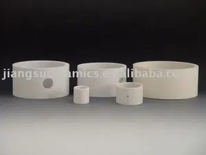 सिरेमिक अस्तर आस्तीन ट्यूब bespoke आकार उच्च एल्यूमिना सिरेमिक