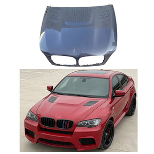 Werksverkauf Motorhauben Lüftungsschlitze <span class=keywords><strong>V</strong></span> M Style Carbonfaser-Motorhaube für BMW X5 X6 E70 E71 X5M X6M 2006-<span class=keywords><strong>2014</strong></span> - Product Image 1