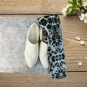 Suministro de fábrica Diseños impresos Oro Plata Cera Kraft Mejor visibilidad Calzado Envoltura de ropa Materiales de embalaje-Arte recubierto - Product Image 4