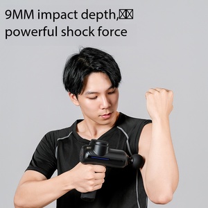 Pistolet de massage sans fil sans balais avec 4 têtes de massage, batterie 2000-4000 mAh, autonomie 3-6 heures, fonction musicale, relaxation musculaire - Product Image 3