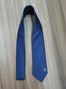 Corbatas con Temática de Aviación, Corbatas de Carreras de Caballos, Corbata de Seda de Poliéster para Hombre, con Logotipo Personalizado, Negra, para Bodas - Product Image 3