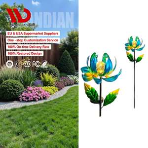 Lampes solaires de <span class=keywords><strong>jardin</strong></span> personnalisées Yuandian Factory, approuvées RoHS CE FCC, pour l'approvisionnement en gros des chaînes de magasins, éclairage nocturne de patio - Product Image 1