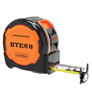 Bte <span class=keywords><strong>2025</strong></span> Chuyên Nghiệp Băng Đo New Arrival 32Mm Chiều Rộng Lưỡi ABS Trường Hợp Tpr Lớp Phủ Double-Side In Ấn Metric Đo Băng - Product Image 1