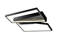 Plafonnier LED de style contemporain, montage en surface, pour chambre à coucher, salon, bureau, décoration moderne, acrylique, télécommande