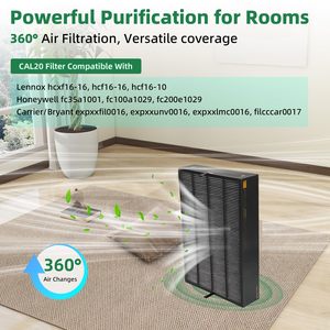 X6673 20x25x5 merv16 lò lọc tương thích lennox x6675 thay thế cho lennox x6673 HONEYWELL fc100a1037 expxxfil0020 - Product Image 3