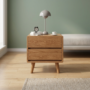 Modern Small Space Multi-Purpose Nightstand with Storage <b>Compact</b> <b>Bedside</b> <b>Table</b> for Bedroom Furniture - Product Image 4