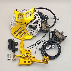 Doppel-Bremssattelhalterung + 240mm Hinterradbremsscheibe + UB Hinterradbremse & Bremssattel-Baugruppe – Kompatibel mit Light Bee E Ride Pro SS 2.0 - Product Image 3