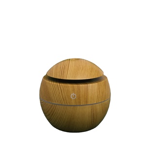 Máy Khuếch Tán Sương Mù Cầm Tay Mini Mới 2023 Máy Tạo Độ Ẩm Với Đèn LED Màu Vân Gỗ Máy Tạo Độ Ẩm Mini 130ML - Product Image 1