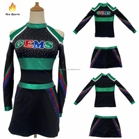 Ace Sports Mystique Cheer Ensemble d'échauffement personnalisable pour filles très vendu OEM Design Logo personnalisé Taille XXXS Fabriqué à partir d'uniformes en spandex