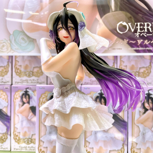 Figurine d'anime en PVC <span class=keywords><strong>Overlord</strong></span> Albedo version robe de mariée, sous licence officielle, objet de collection, ornement de bureau, jouet, cadeau, boîte d'origine, vente en gros - Product Image 6