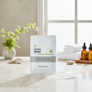 Mascarilla Facial de Algodón Revitalizante MERIKIT, Cosmética Coreana, Filtrado de Secreción de Caracol, Blanqueadora e Hidratante, Para Todo Tipo de Piel, 22g*10 Unidades - Product Image 3