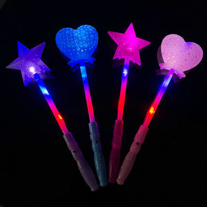 Profesional 30W RGB LED Glow Stick Mini bandera Candy Floss Disco Show grueso neón personalizado Crystal Clear Logo Gear para fiestas - Product Image 5