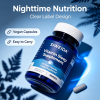 Complément alimentaire pour le sommeil SIWEIDA, 60 capsules végétaliennes, complément alimentaire