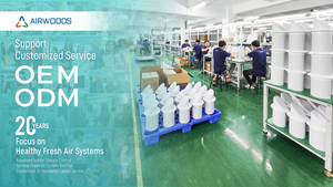 Nhỏ gọn thu hồi nhiệt thông gió wifi Kích hoạt Bộ lọc tùy chọn tự động màn trập cho không gian nhỏ căn hộ HRV erv Vent - Product Image 4