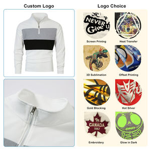 เสื้อกอล์ฟแขนสั้นผู้ชายผ้าโพลีเอสเตอร์/คอตตอนคุณภาพสูง ปักโลโก้ตามสั่ง ระบายอากาศได้ดี เหมาะสำหรับธุรกิจ แห้งเร็ว - Product Image 4