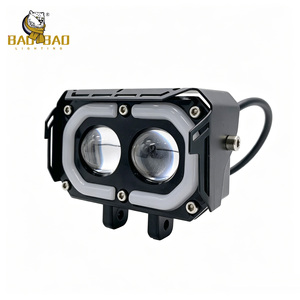 Luz <span class=keywords><strong>Antiniebla</strong></span> LED para Motocicleta BB2072, Blanca y Amarilla, Estroboscópica, RGB, Anillo de Ojo de Ángel, 2 Lentes, Amplio Voltaje, Fabricante de LED para Motocicletas - Product Image 2
