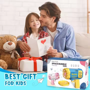 <span class=keywords><strong>Pistola</strong></span> de <span class=keywords><strong>Burbujas</strong></span> de Juguete para Niños con 40 Orificios, Cohete Automático de Verano para Exteriores con Sonido, Luz y Efectos Especiales, Juguete de <span class=keywords><strong>Burbujas</strong></span> para Regalo de Fiesta Infantil - Product Image 3