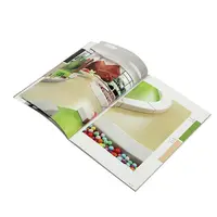 低コストのソフトカバーの本の印刷カスタムカラーオフセット印刷デザインサービスカタログ小冊子パンフレット雑誌の本の印刷