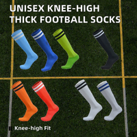 Chaussettes de football pour hommes et femmes adultes, chaussettes de sport respirantes jetables pour l'été, hauteur genou