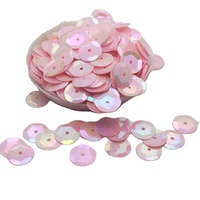 Robe de mariée à faire soi-même tapisserie perlée paillettes ronde trou moyen couture Textile Crfat plaque faite à la main concave et convexe PVC paillettes