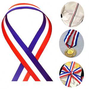 Cinta Táctica Personalizada Ecológica, Cinta de 100D con Rayas Arcoíris, Satén de 50 mm, Cordón para Medallas, Bordado de Camuflaje - Product Image 1