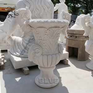 Nuovo Design Vasi Decorativi da Giardino per Esterni Intagliati con Volto di Angelo e Leone MFPE-47 - Product Image 6