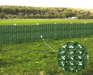 في الهواء الطلق فو الجدار الأخضر شاشة 05 متر بواسطة 1 متر 3 متر لوحة مع شبكة معززة للحديقة سياج الخصوصية وديكور المناظر الطبيعية - Product Image 3