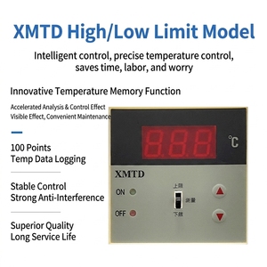 Termostato Digitale XMTD-2001 Tipo <span class=keywords><strong>K</strong></span>/E/PT100/CU50 con Interruttore DIP Regolabile per Forno 220V/380V Opzionale - Product Image 2