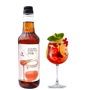 Doking Delicioso 1L Garrafa Concentrado Xarope De Suco Bebida Energética Xarope De Caramelo Para Milktea - Product Image 1