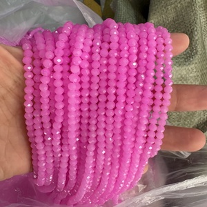 Perline di Cristallo in Vetro Colorato da 3-10 mm, Sfaccettate a Rondella, per Creazione di Gioielli Fai-da-Te, Vendita all'Ingrosso - Product Image 3