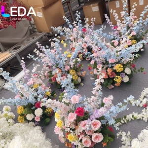 LEDA ชุดดอกไม้ประดิษฐ์แบบใหม่ ดีไซน์ตามสั่ง สำหรับตกแต่งโต๊ะกลางงานแต่งงาน - Product Image 6