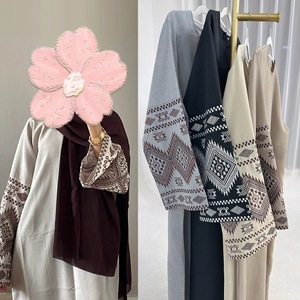 Islamic Clothing Women's Dresses 2026 New <strong>Modest</strong> Closed Embroidery Long Dress Women's Islamic Muslim Abaya - Product Image 1