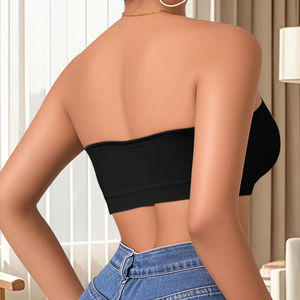 <span class=keywords><strong>Soutien</strong></span>-<span class=keywords><strong>gorge</strong></span> mince taille sans couture sans <span class=keywords><strong>armatures</strong></span> beaux crochets fermeture avant dos Invisible bustier tubulaire intégré <span class=keywords><strong>soutien</strong></span>-<span class=keywords><strong>gorge</strong></span> pour femmes - Product Image 3